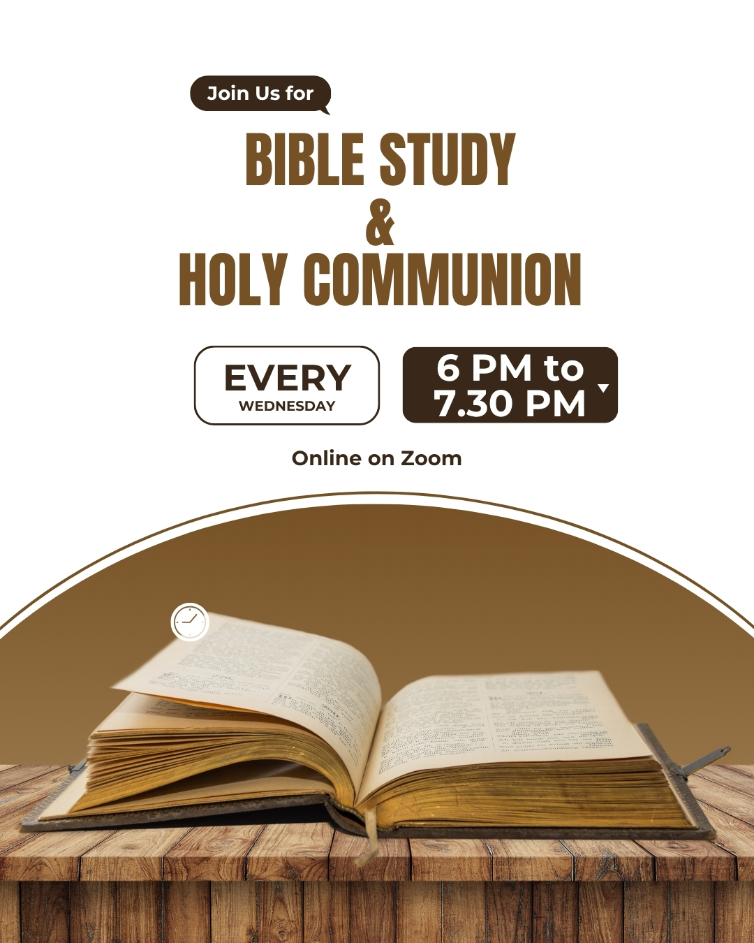 Wednesday bible study and holy communion 2
